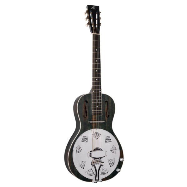 Ortega Americana Series Resonator Guitar - Distressed Satin Denim