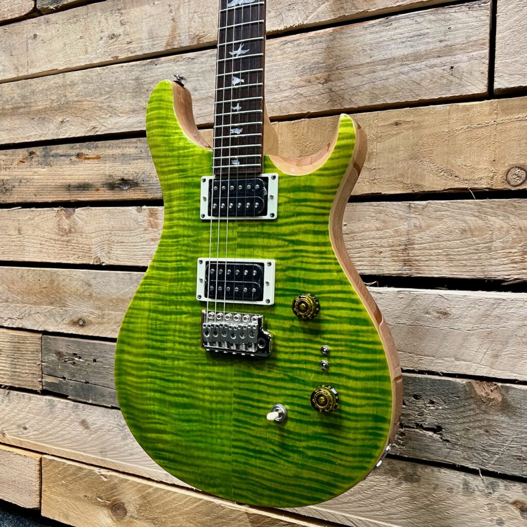 PRS SE Custom 24-08 Limited Edition 2025 Electric Guitar - Eriza Verde - Angle 2