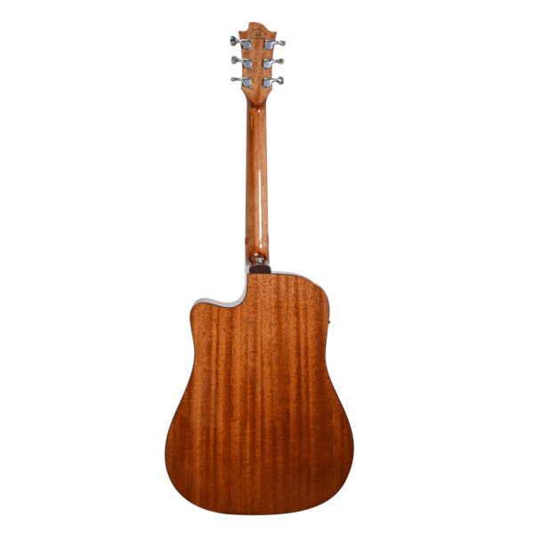 Sevinia W41C Solid-Top Series Electro-Acoustic Guitar - Back