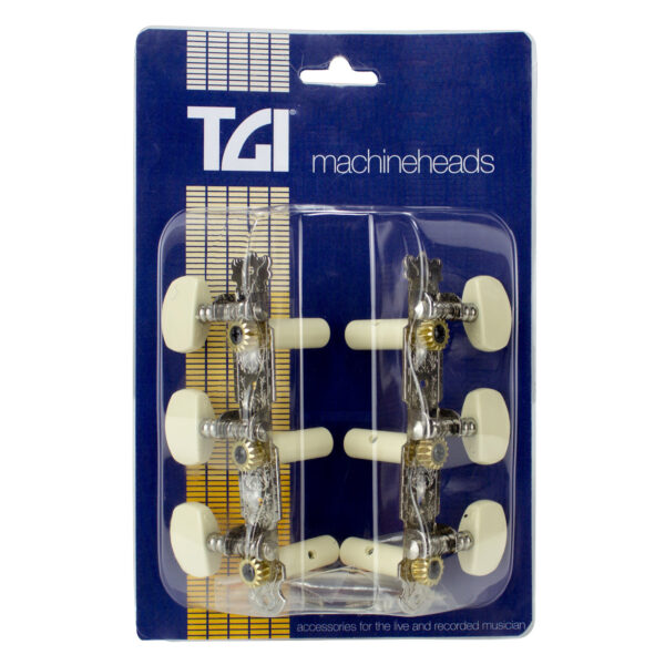 TGI TG441 Classical Guitar Machine Heads - 3-a-Side