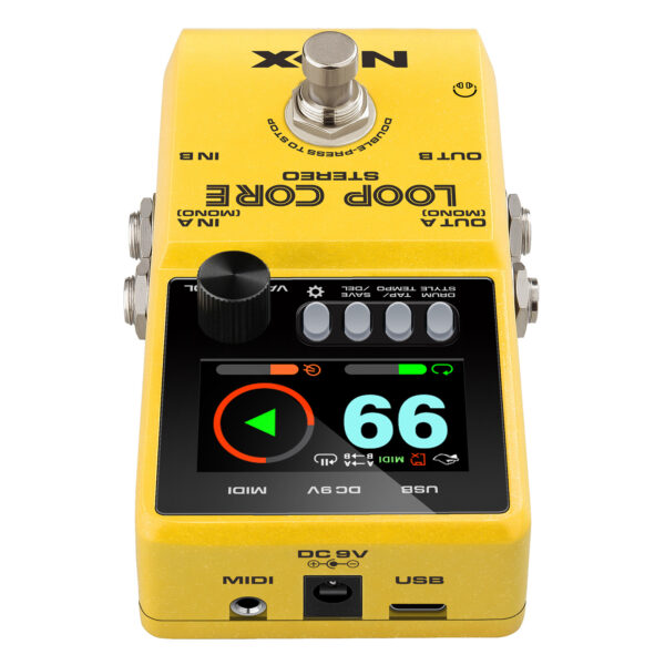 NuX Loop Core Stereo Pedal - Top