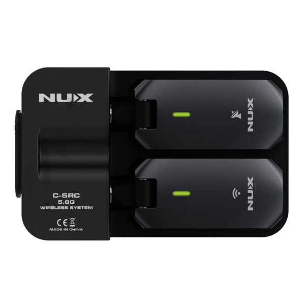 NuX C-5RC Rechargeable Wireless Guitar Bug Set 5.8GHz - Charging Case