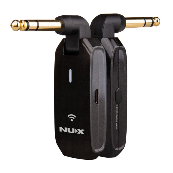 NuX C-5RC Rechargeable Wireless Guitar Bug Set 5.8GHz - Rotating Jack Plugs